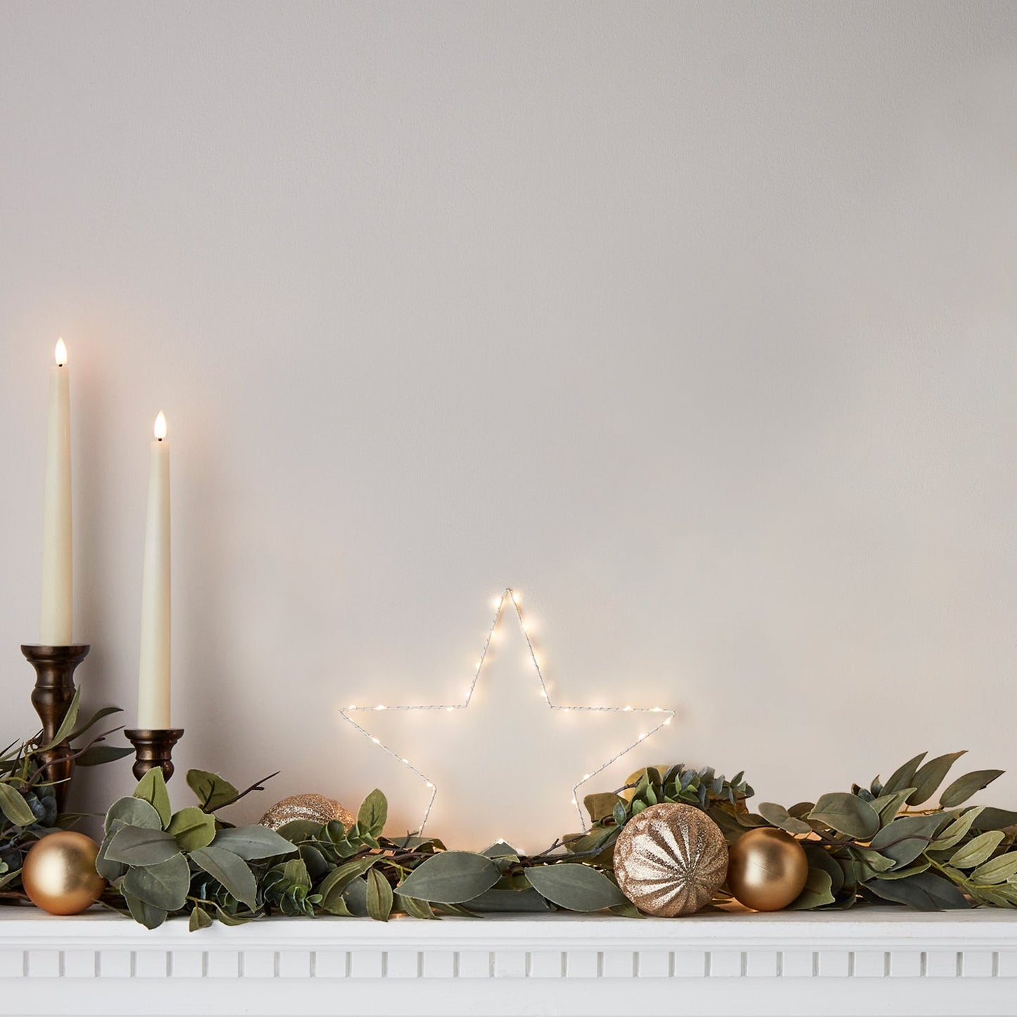 Nzmarket LED Star Window Silhouette Christmas Light – Warm Glow, Easy Setup