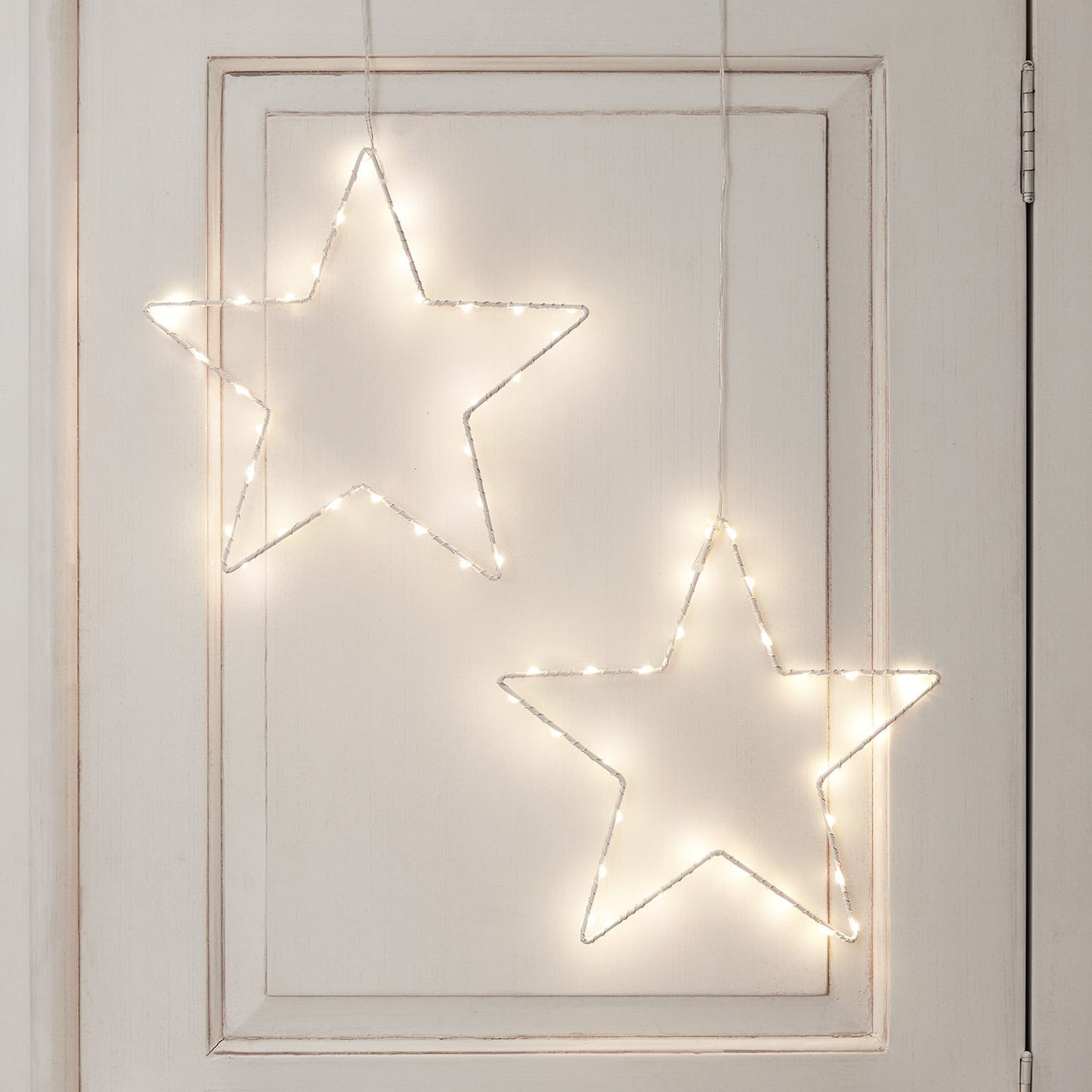Nzmarket LED Star Window Silhouette Christmas Light – Warm Glow, Easy Setup