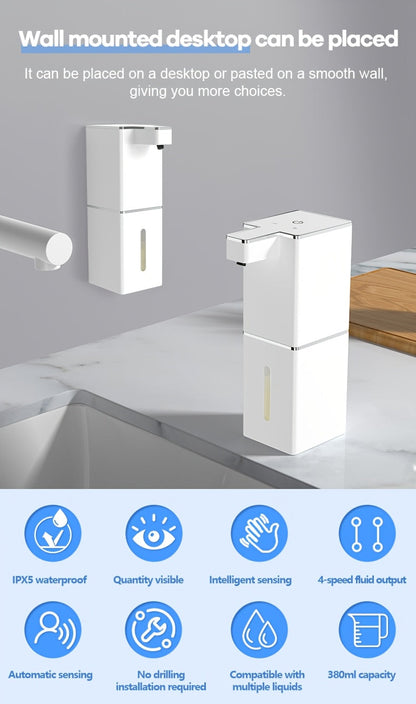Nzmarket Touchless Automatic Soap Dispenser – Adjustable Speed