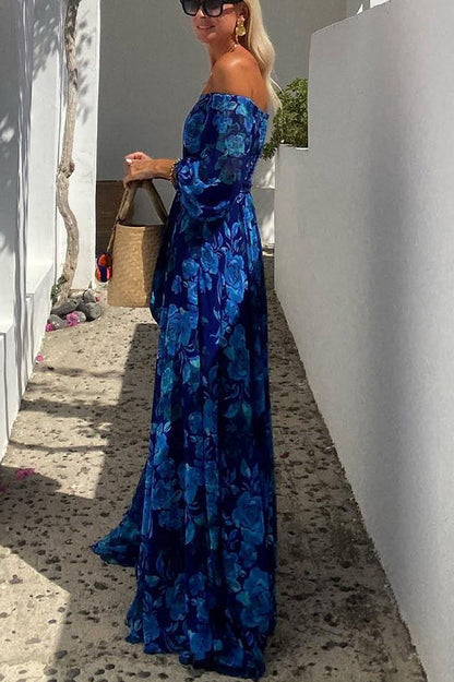 Francesca | Long dress with floral print