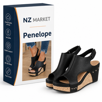 Penelope - Wedge Sandals