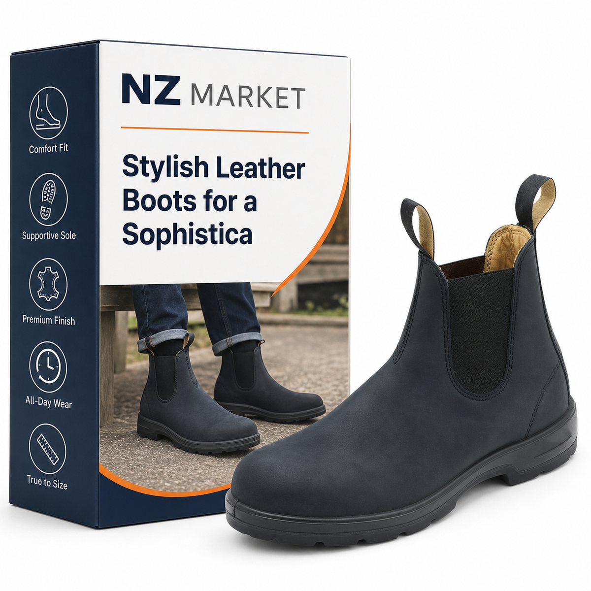 Stylish Leather Boots for a Sophisticated Look