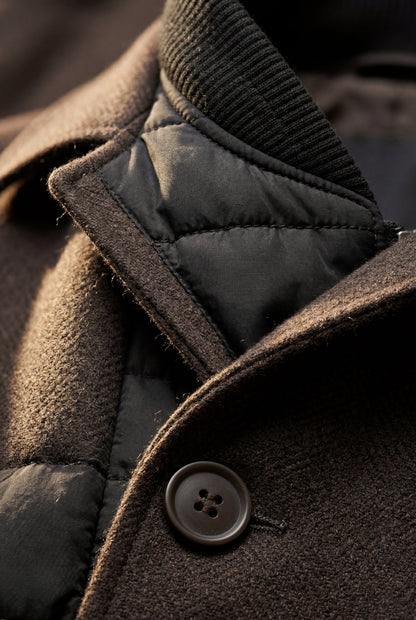 Soren | Men's Tailored Wool-Blend Notched Lapel Coat