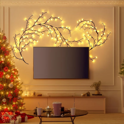 Nzmarket™ LED Willow Branch Wall Light – Warm Glow, Ethereal Design