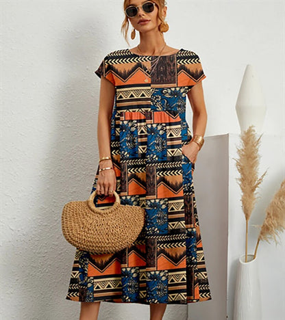 Violet - Comfy Cotton Dress