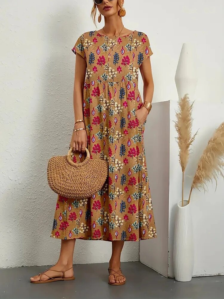 Violet - Comfy Cotton Dress