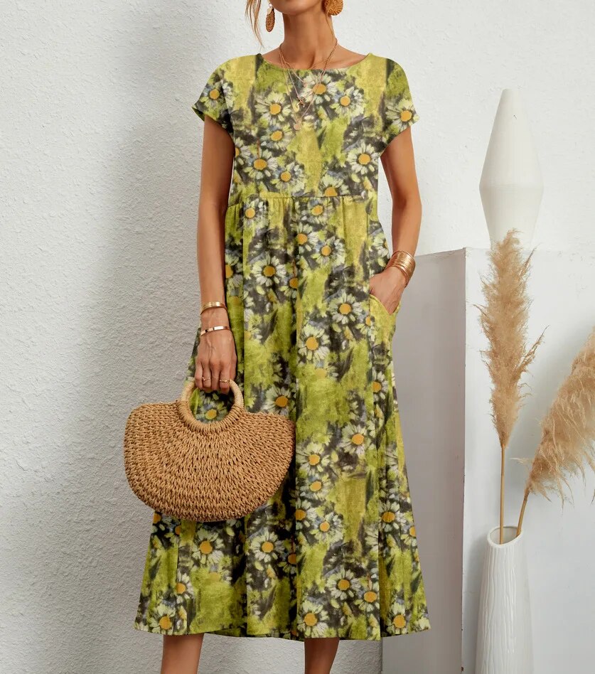 Violet - Comfy Cotton Dress