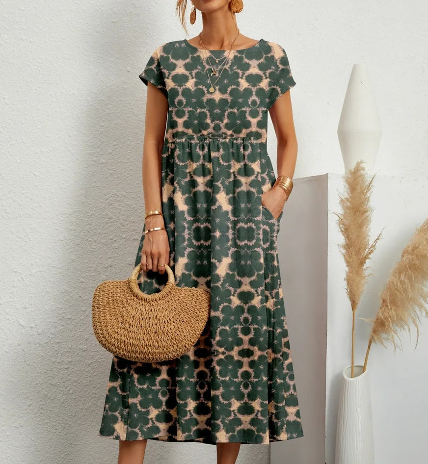 Violet - Comfy Cotton Dress