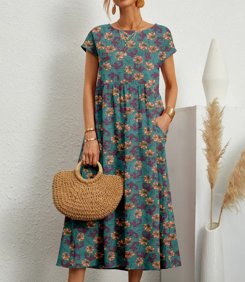 Violet - Comfy Cotton Dress