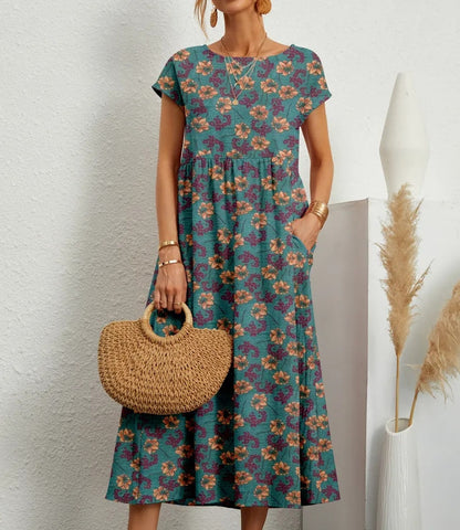 Violet - Comfy Cotton Dress
