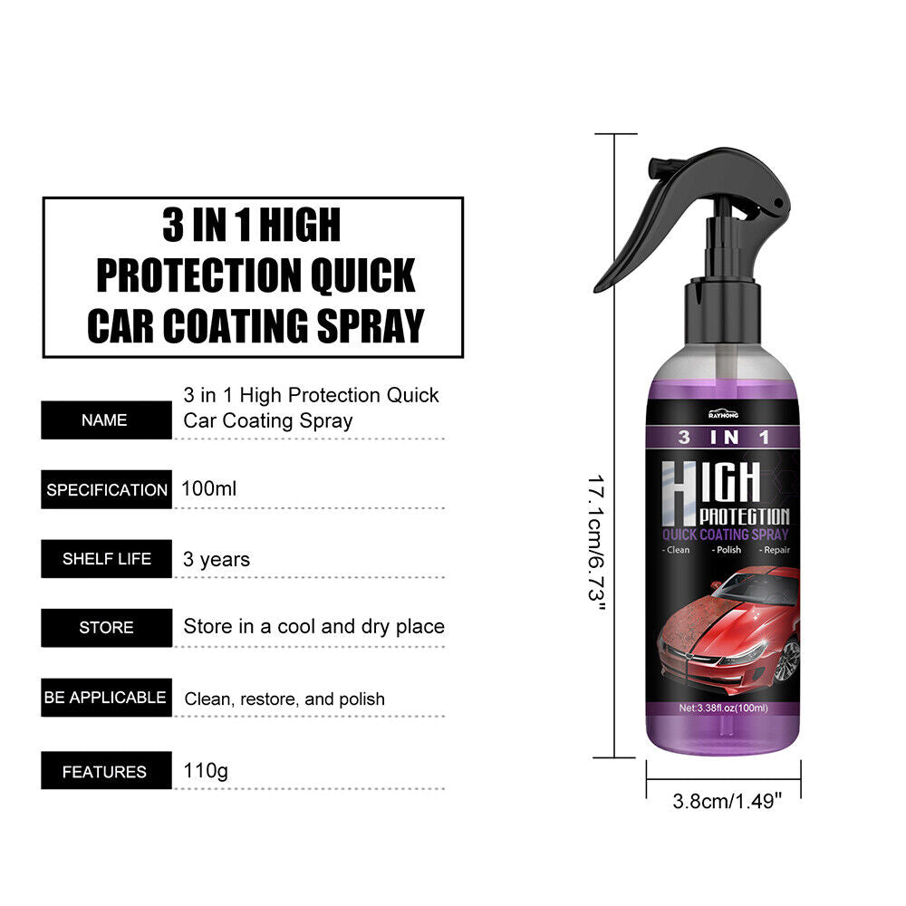 Nzmarket™ 2-Step Advanced Car Coating Spray – Mirror-Like Shine & Protection