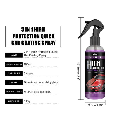 Nzmarket™ 2-Step Advanced Car Coating Spray – Mirror-Like Shine & Protection