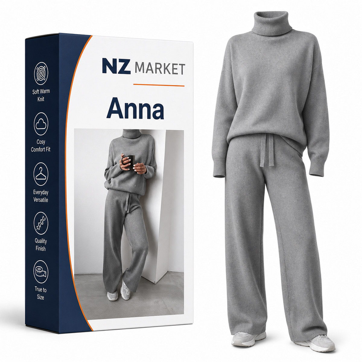 Anna - Elegant Set with Sweater