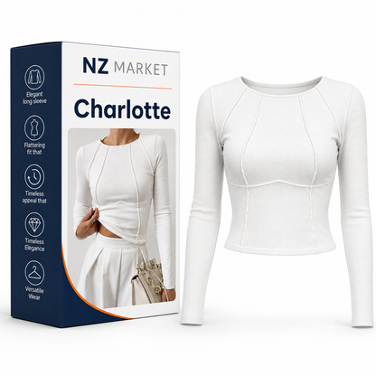 Charlotte - Elegant Long Sleeve Top