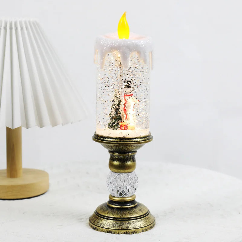 Nzmarket Festive LED Candle Christmas Light Set – 4 Styles, Flameless & Safe