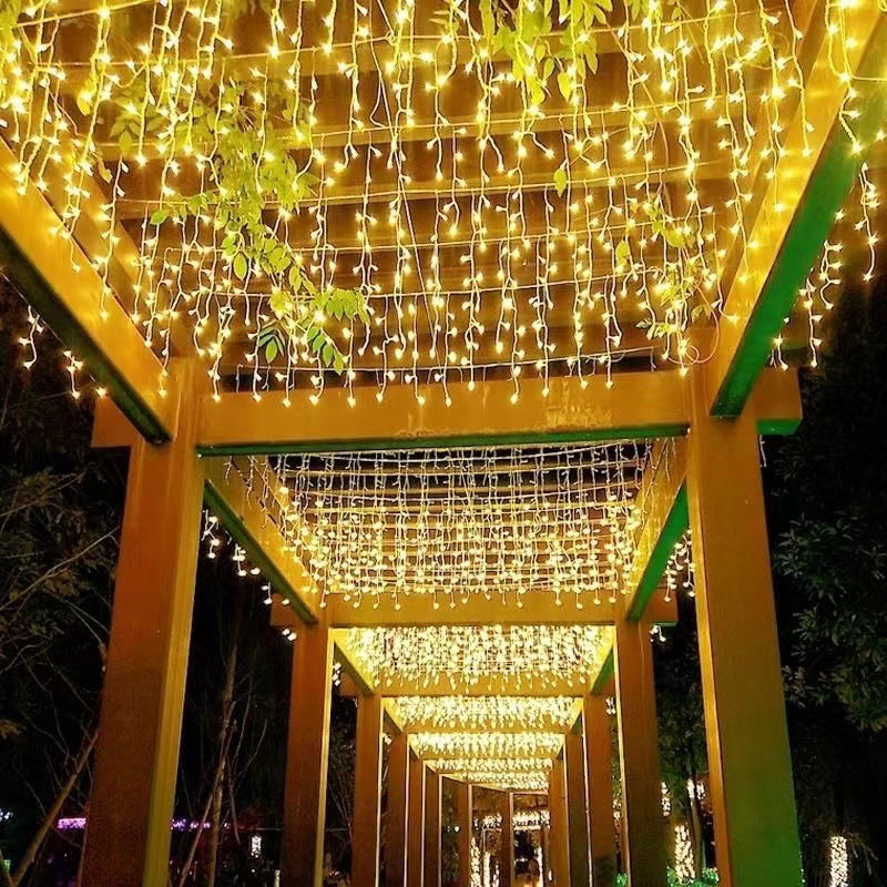 Nzmarket Outdoor LED Icicle Cascade Fairy Lights – 43 Size Options, Warm & Cool White
