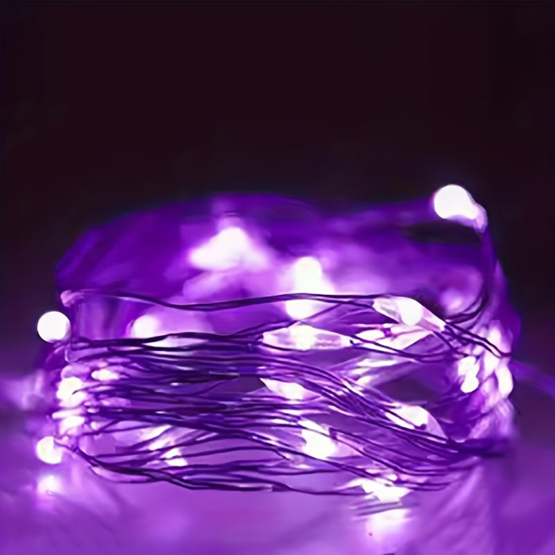 Nzmarket Copper Wire Battery Fairy Lights – 1m to 10m, Warm Yellow Glow