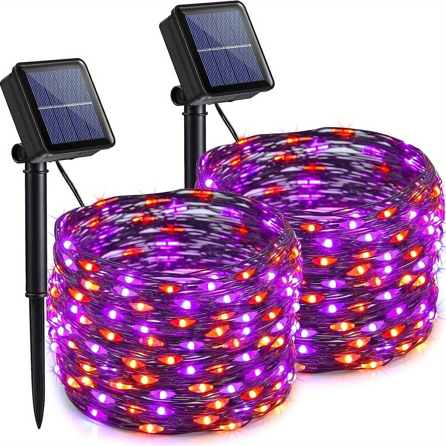 Nzmarket Solar-Powered Red Outdoor Fairy Lights – Auto Dusk to Dawn