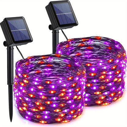 Nzmarket Solar-Powered Red Outdoor Fairy Lights – Auto Dusk to Dawn
