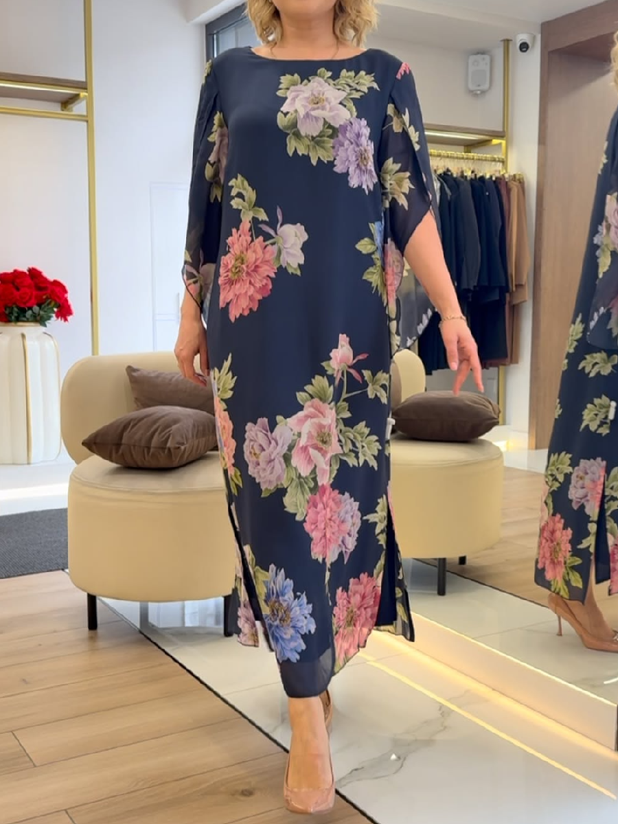 Nancy | Floral Loose Maxi Dress