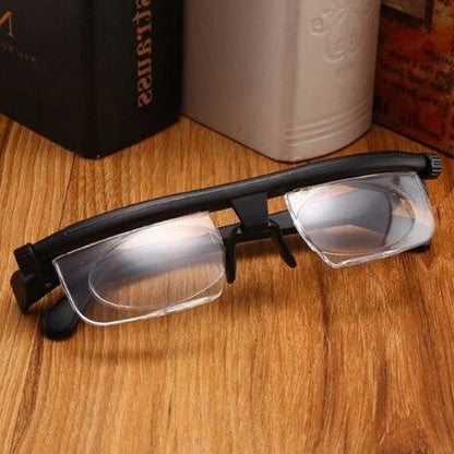 Nzmarket™ Adjustable Focus Glasses – Near & Far Vision in One Pair