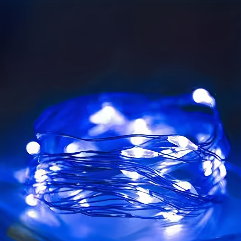Nzmarket Copper Wire Battery Fairy Lights – 1m to 10m, Warm Yellow Glow