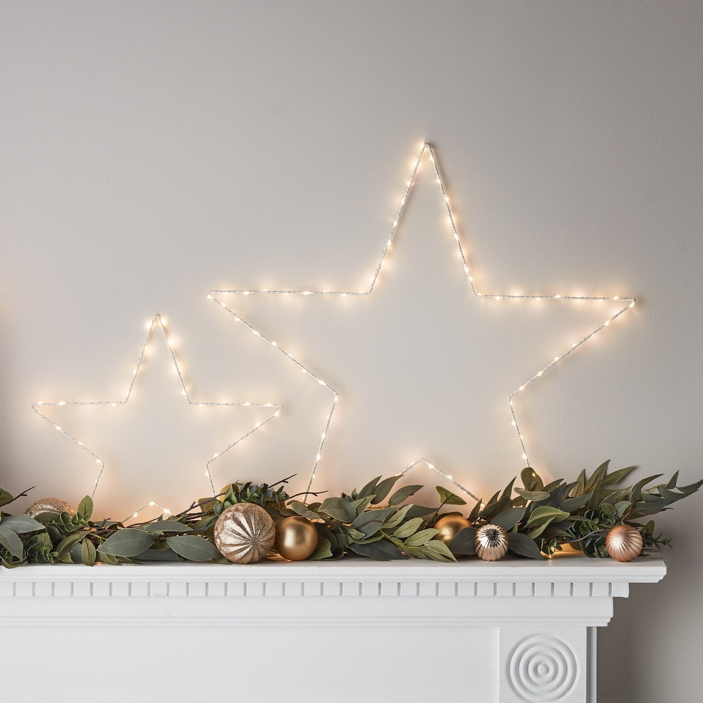 Nzmarket LED Star Silhouette Christmas Window Lights – Plug-In Festive Display
