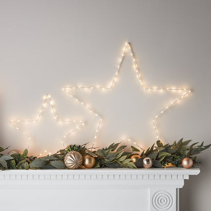 Nzmarket LED Star Silhouette Christmas Window Lights – Plug-In Festive Display