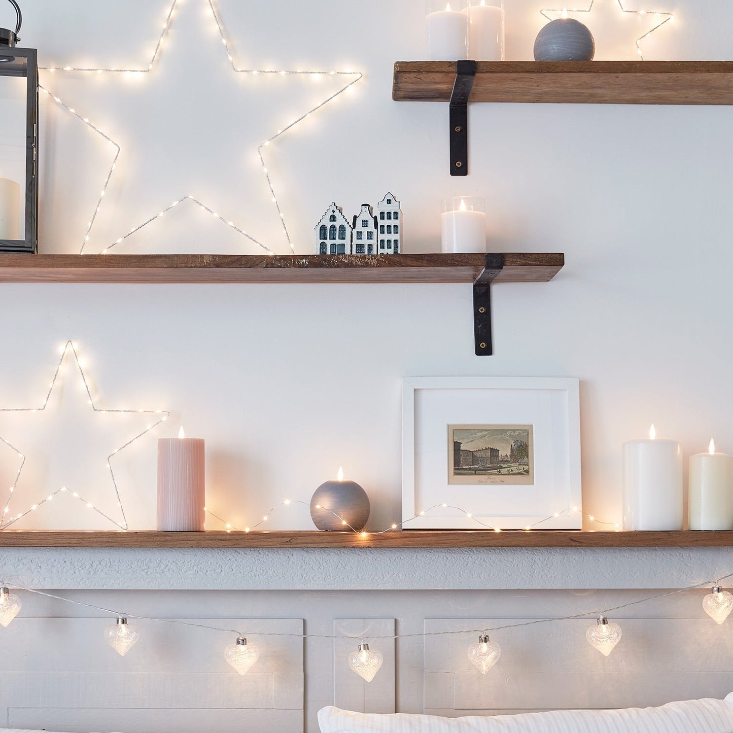 Nzmarket LED Star Silhouette Christmas Window Lights – Plug-In Festive Display