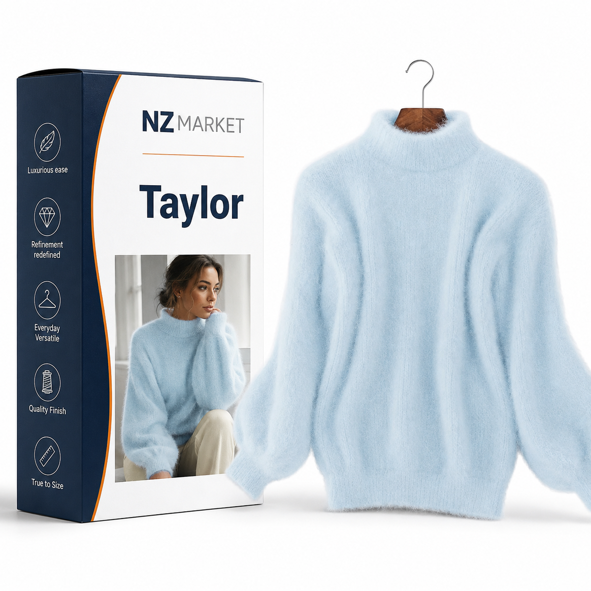 Taylor | Luxe Vintage Angora Sweater