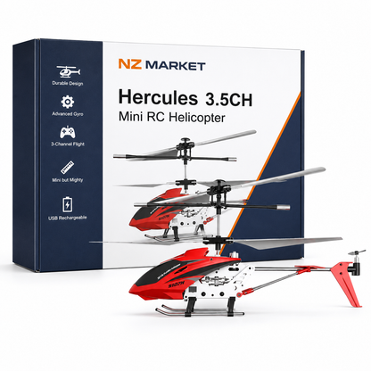 Hercules 3.5CH Mini RC Helicopter - Stable, Smooth