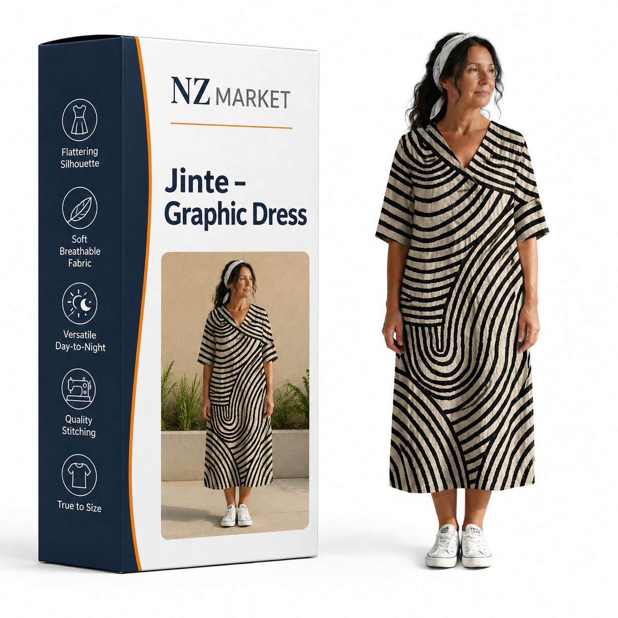 Jinte – Graphic Dress