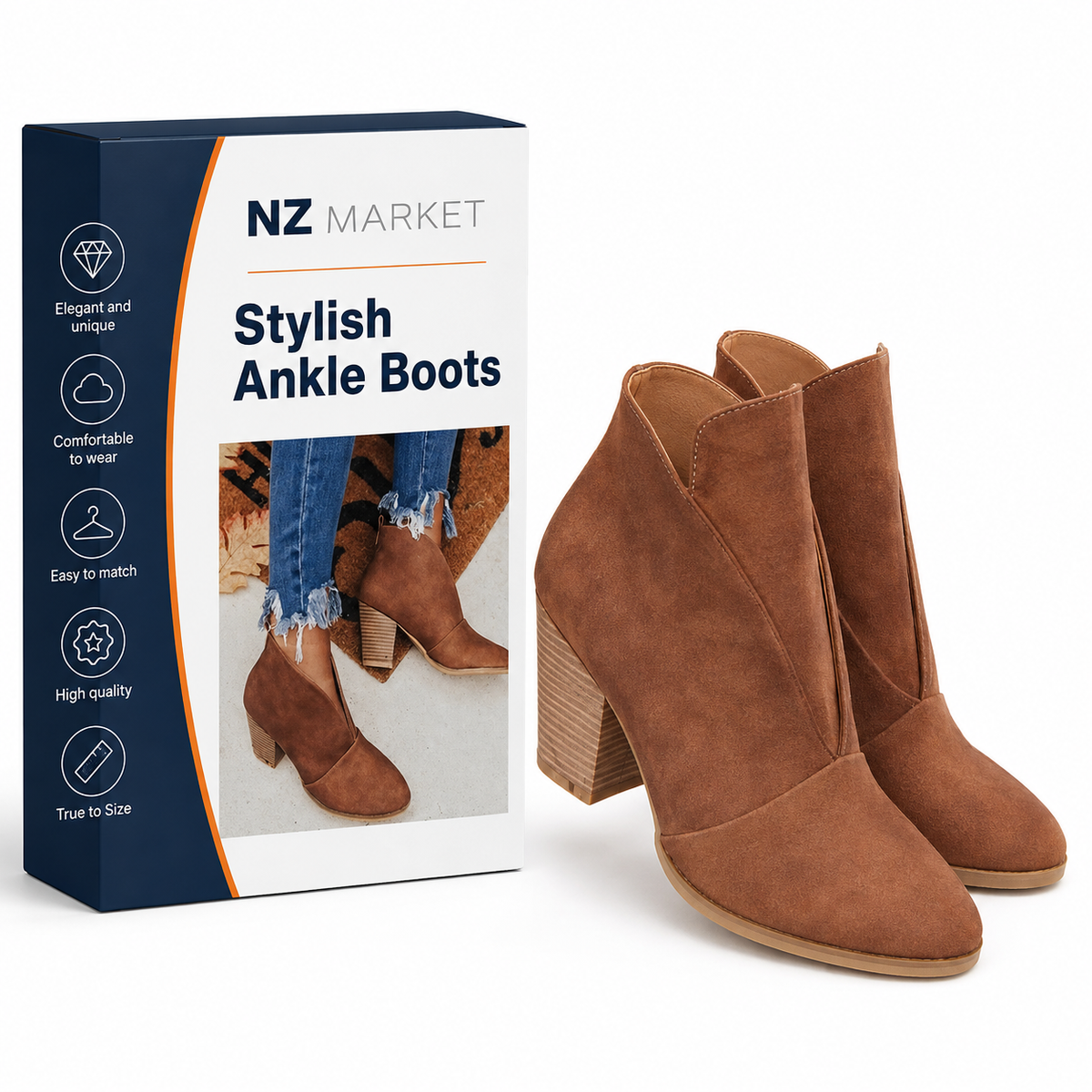 Stylish Ankle Boots - Persia