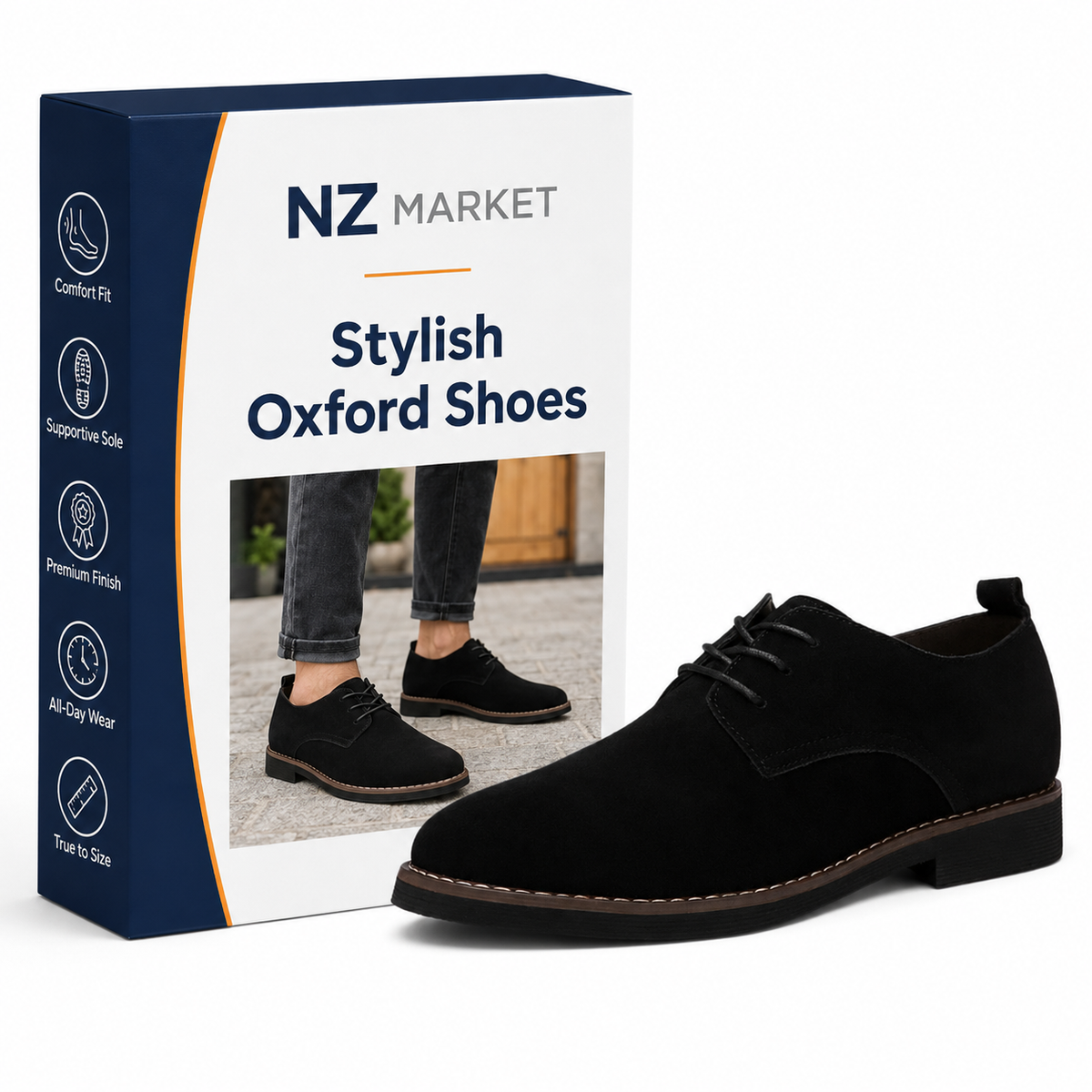 Stylish Oxford Shoes - Bagz