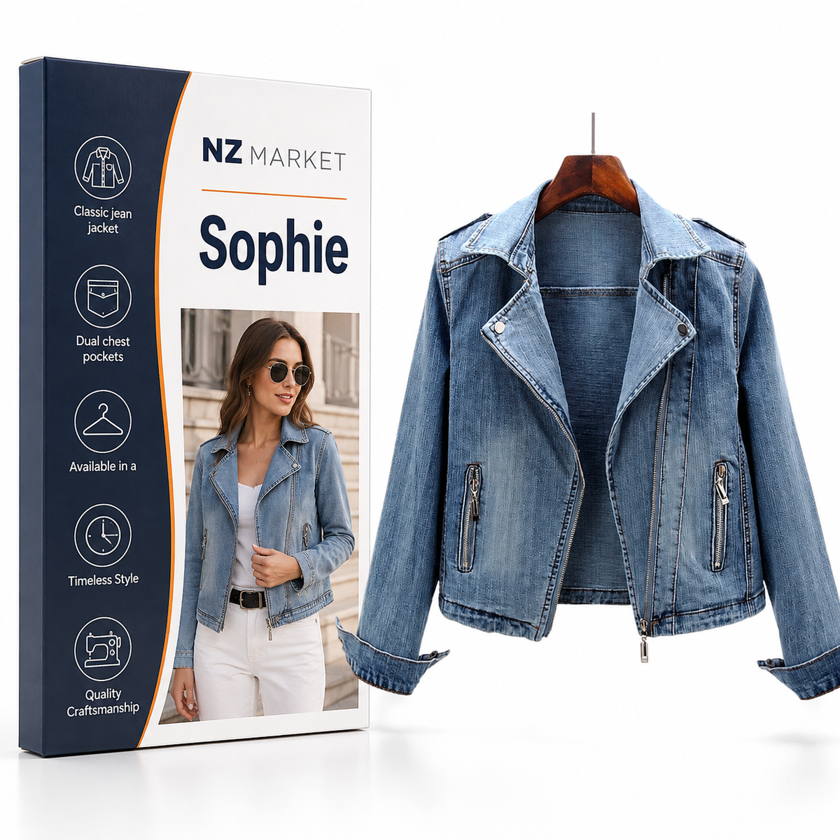 Sophie - Casual Demin Jacket