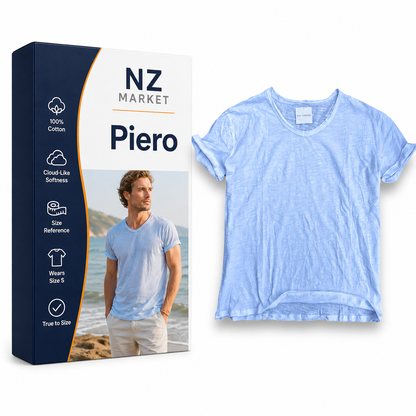 Piero - Elegant Cotton T-Shirt