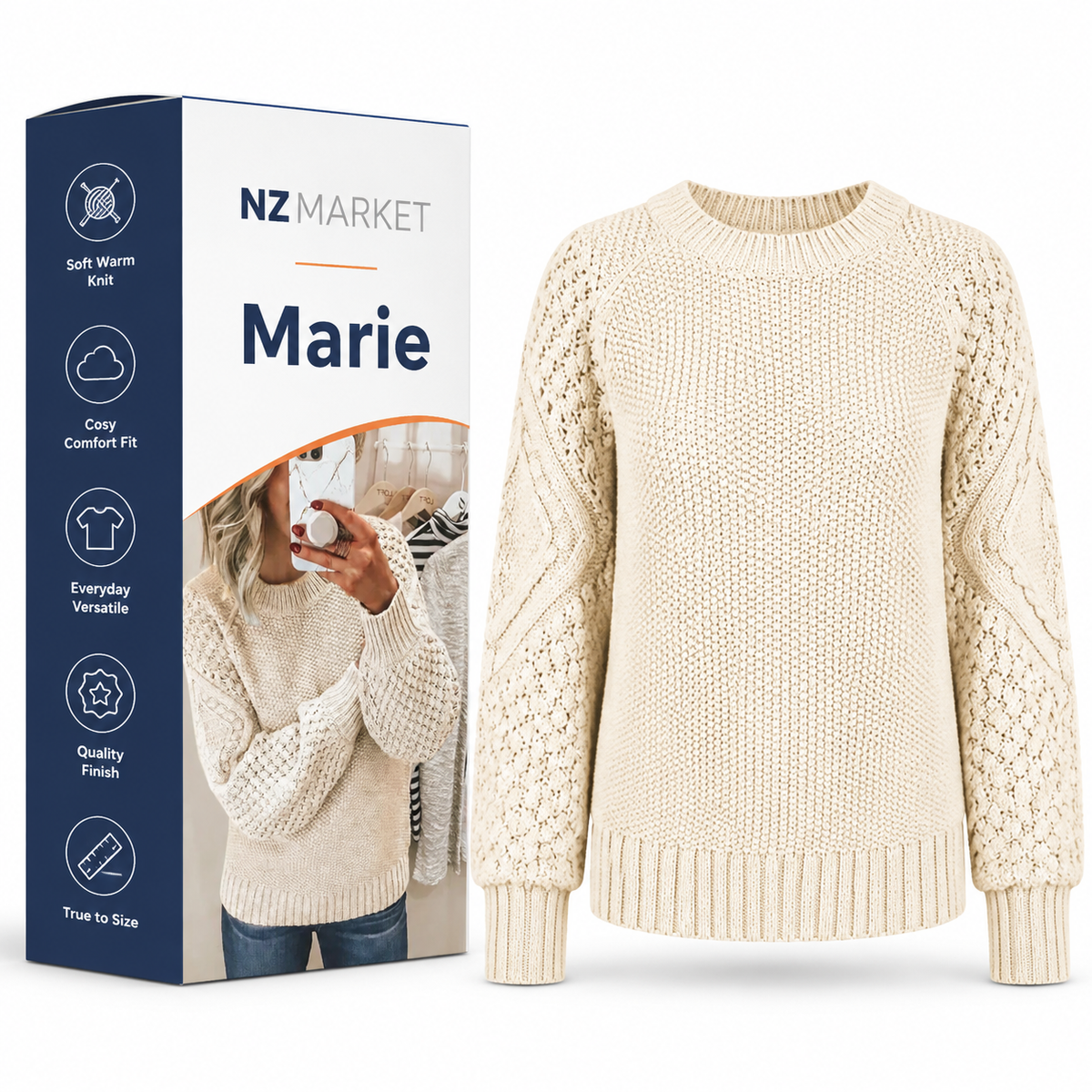 Marie - Stylish Women's Sweaters for Every Occasion