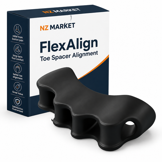 FlexAlign Toe Spacer Alignment - Ideal for Bunions