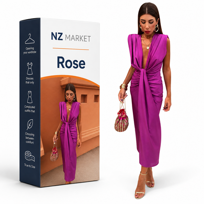 Rose | Elegant Pleated Dress