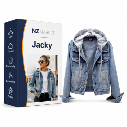Jacky - Trendy Women's Denim Jacket for a Stylish Look