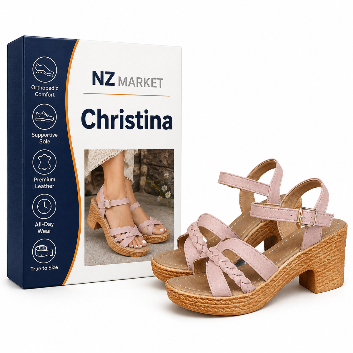 Christina - Stylish Woven Sandals