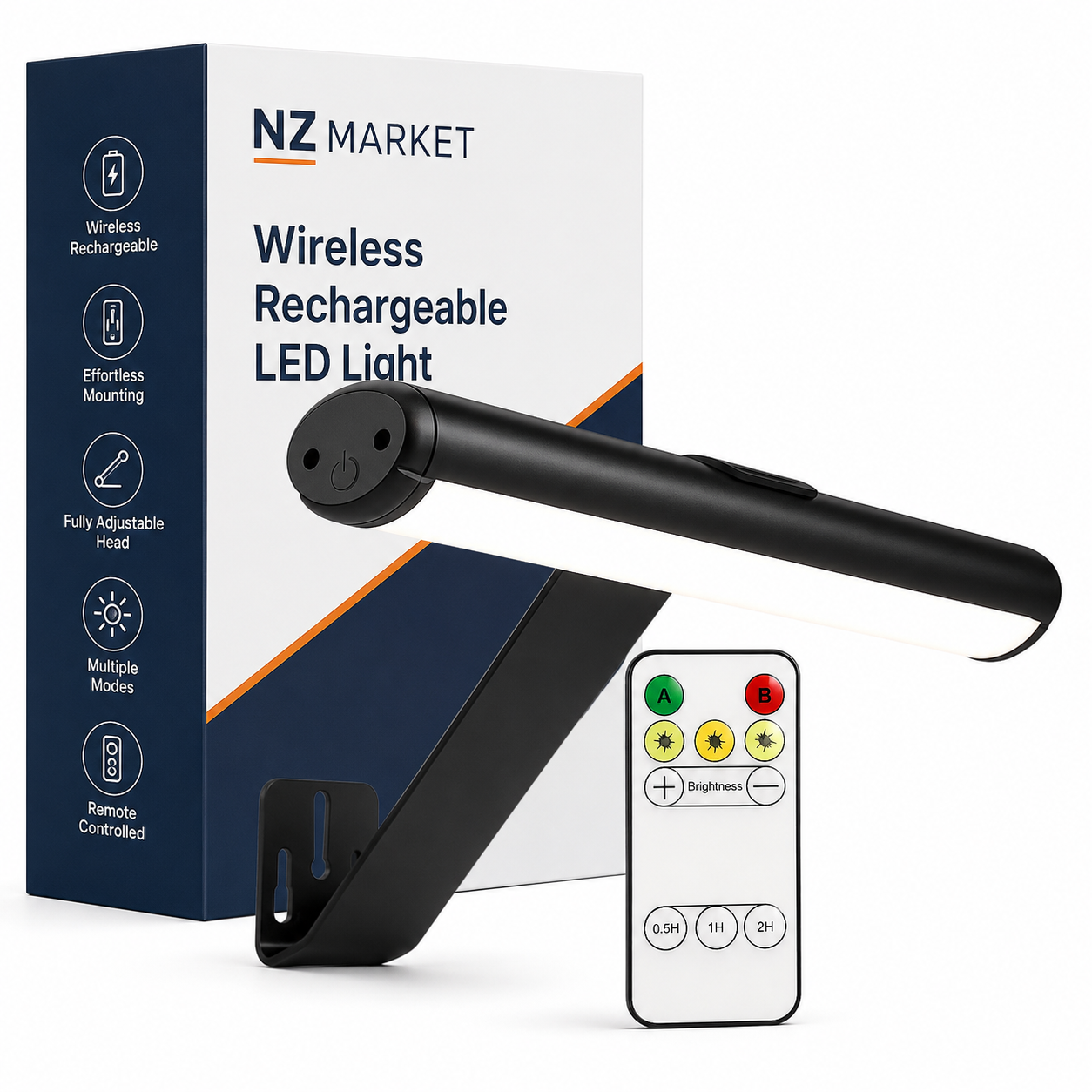 Wireless Rechargeable LED Light – For Picture Frames, Reading & Wall Use