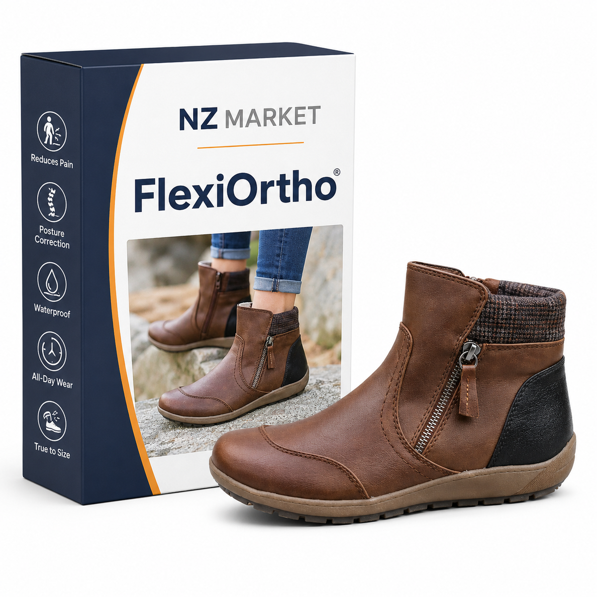 FlexiOrtho️ - Premium Ortho Boots