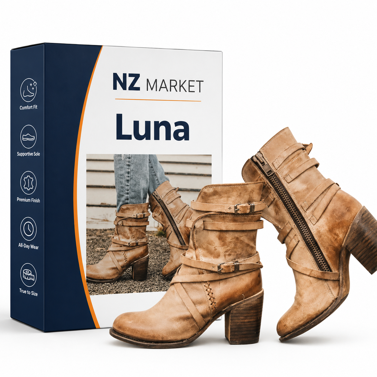 Luna - Vintage Women's Boots with Style