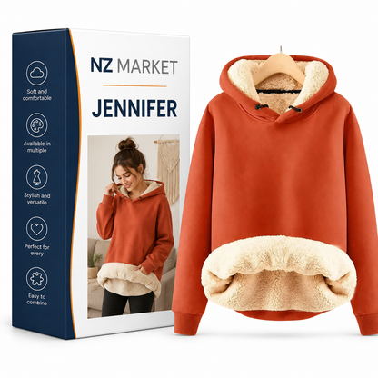 JENNIFER - Ultimate comfort with this soft and warm women's hoodie