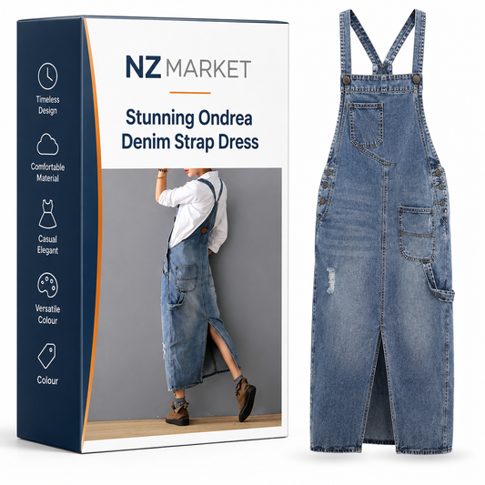 Stunning Ondrea Denim Strap Dress