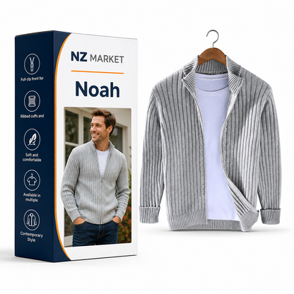 Noah - New Men's Zip Cardigan