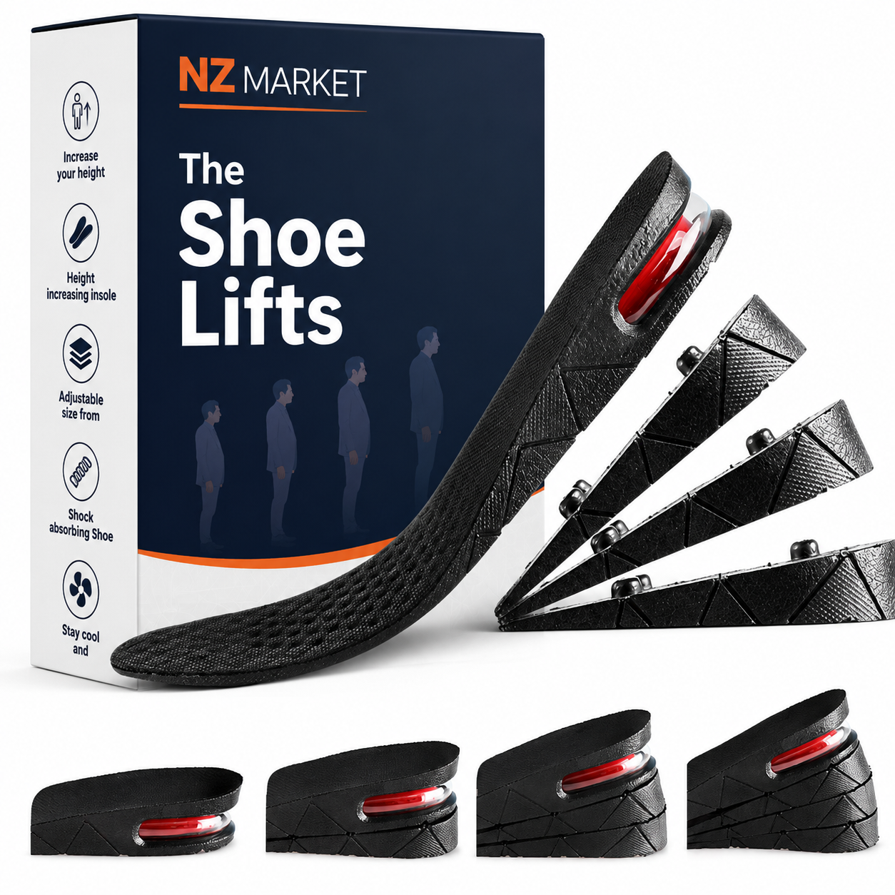 The Shoe Lifts - Height Increase Insoles