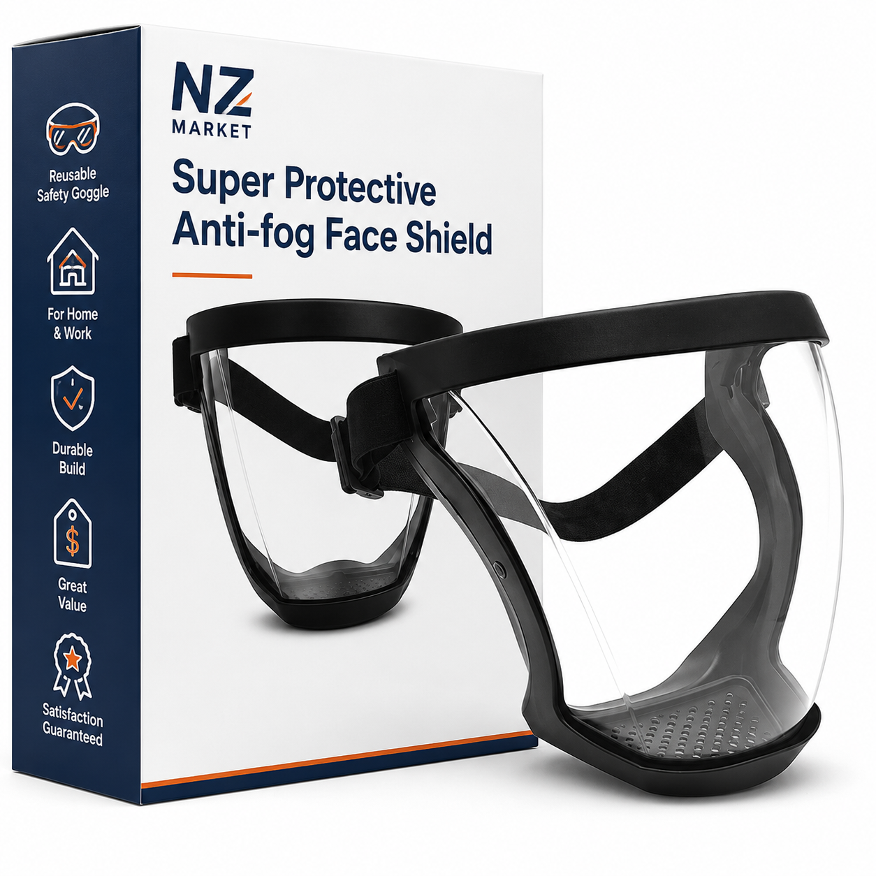 Super Protective Anti-fog Face Shield