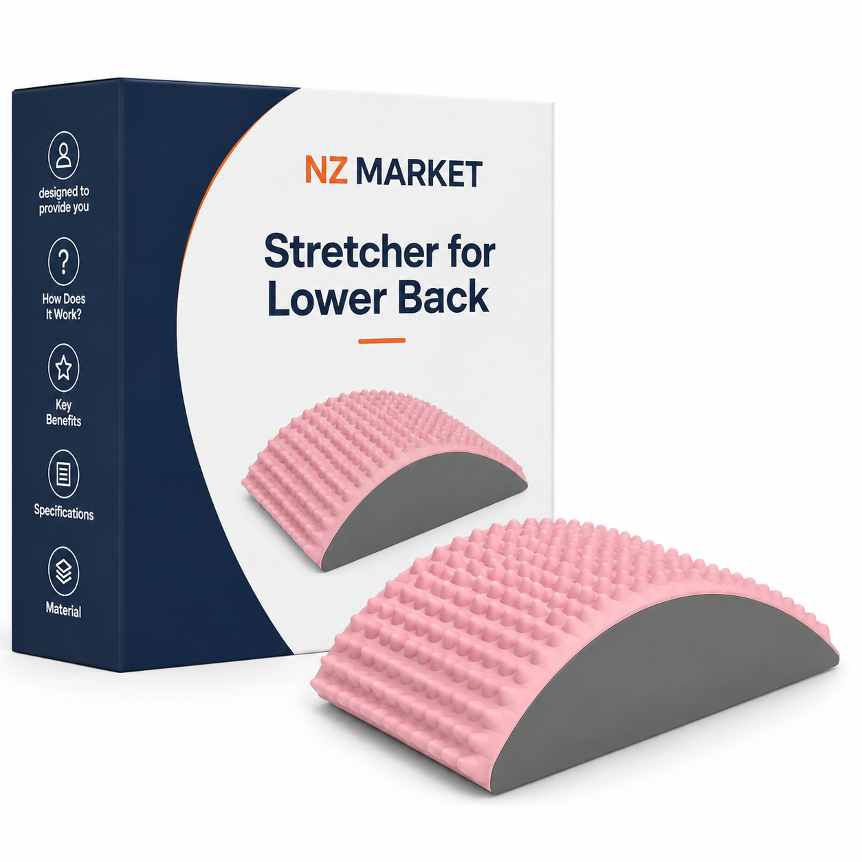 Stretcher for Lower Back - Decompression, Stretching & Relaxation